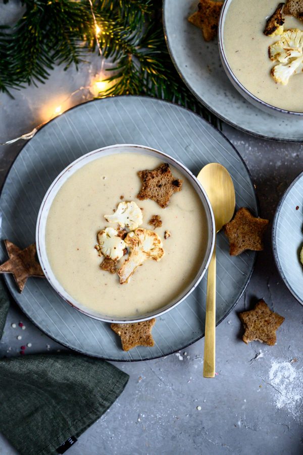 Blumenkohl-Kokos-Suppe ⋆ Knusperstübchen