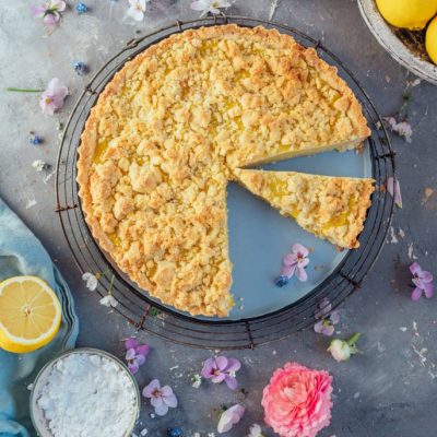 Streuselkuchen mit Zitronencreme: Wenn das Leben … #bleibzuhause