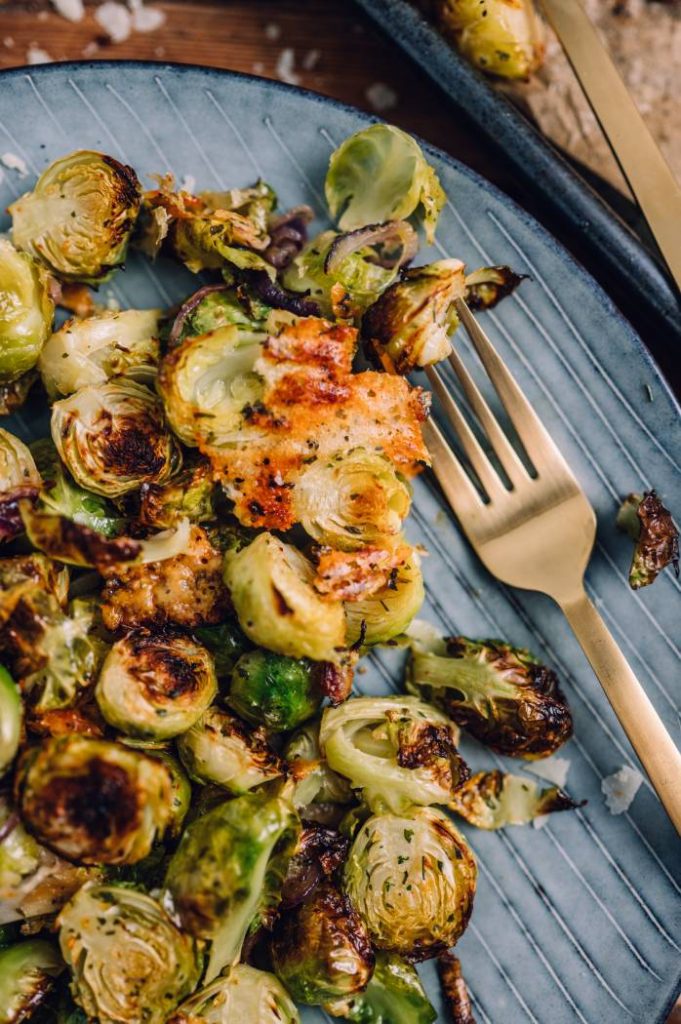 Rosenkohl aus dem Ofen: Schnelles Abendessen ⋆ Knusperstübchen