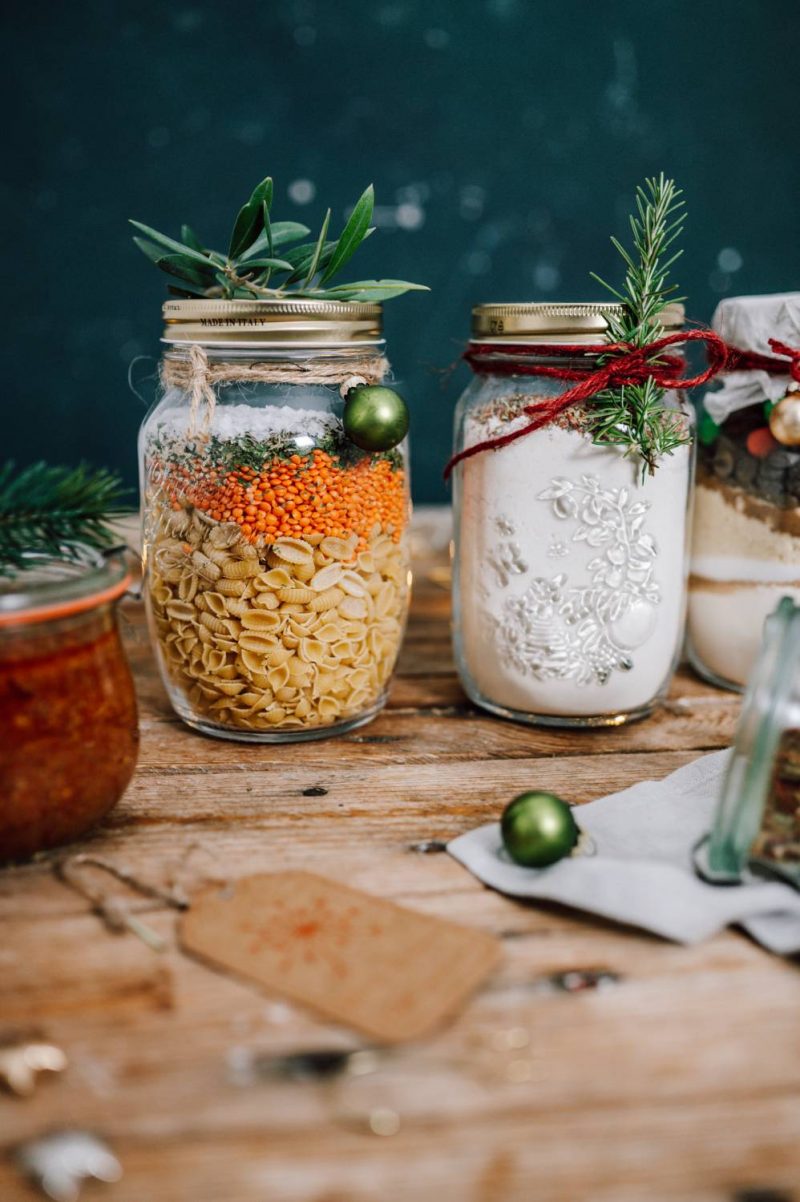 Geschenke im Glas Backmischung für Weihnachtscookies