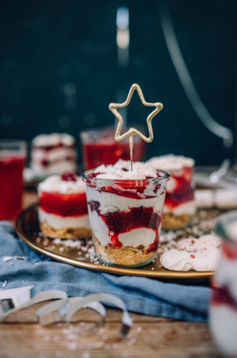 Himbeer-Mascarpone-Dessert mit Plätzchenresten: Ein Last-Minute ...