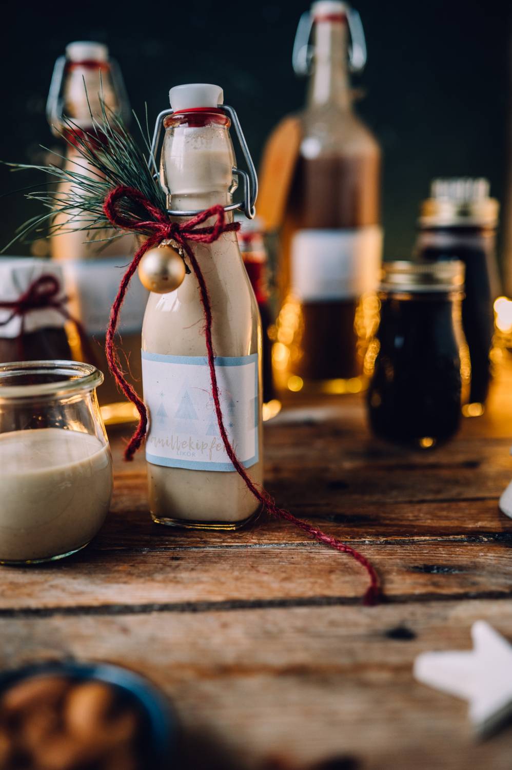 Weihnachtslikör zum Verschenken: Vanillekipferl, Glühbeeren ...