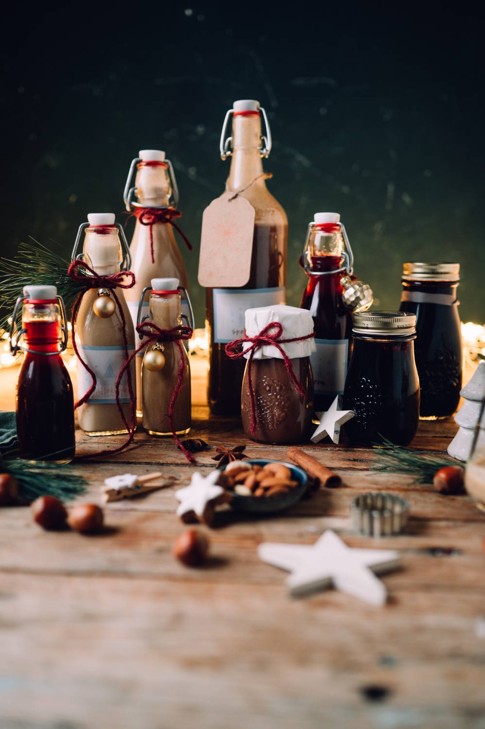 Weihnachtslikör zum Verschenken: Vanillekipferl, Glühbeeren ...