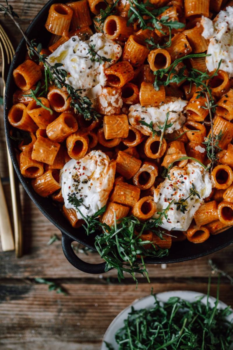 Pasta mit cremiger Paprikasauce aus dem Ofen: Würziges Seelenfutter ⋆ ...