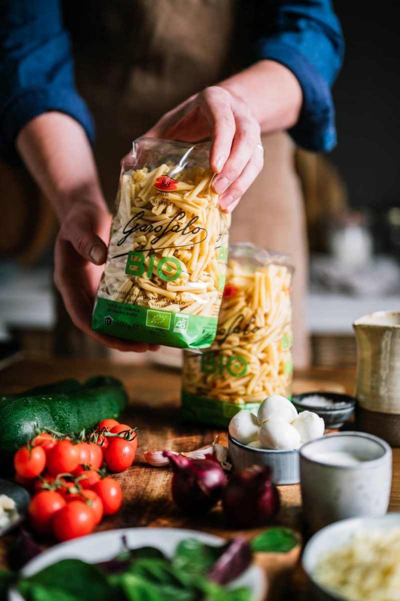 Pasta-Auflauf mit Zucchini und Parmesan ⋆ Knusperstübchen