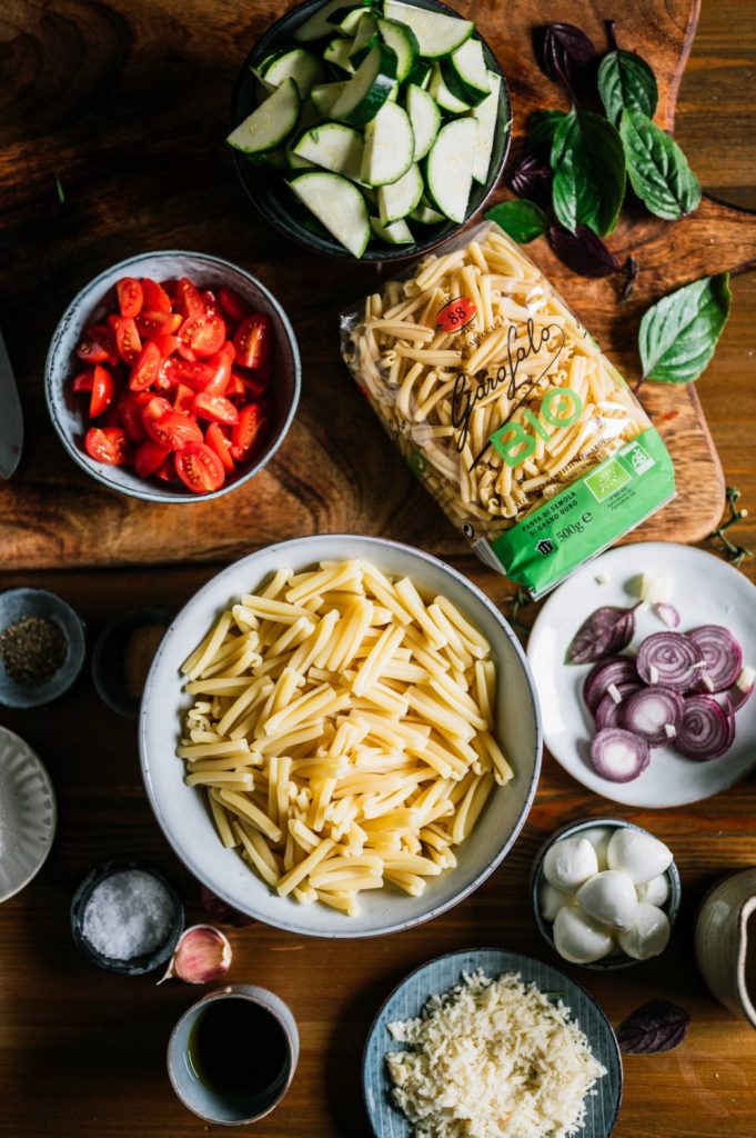 Pasta-Auflauf mit Zucchini und Parmesan ⋆ Knusperstübchen