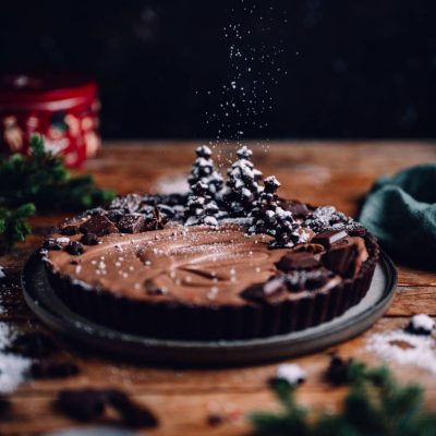 Lebkuchen-Schokoladen-Tarte: Ein Schokoladenkuchen zum Advent