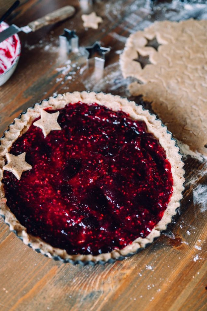Linzer Torte mit Sternen: Ein einfacher Sonntagskuchen ⋆ Knusperstübchen