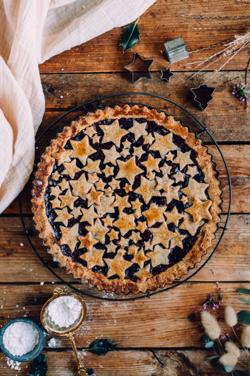 Linzer Torte mit Sternen: Ein einfacher Sonntagskuchen ⋆ Knusperstübchen