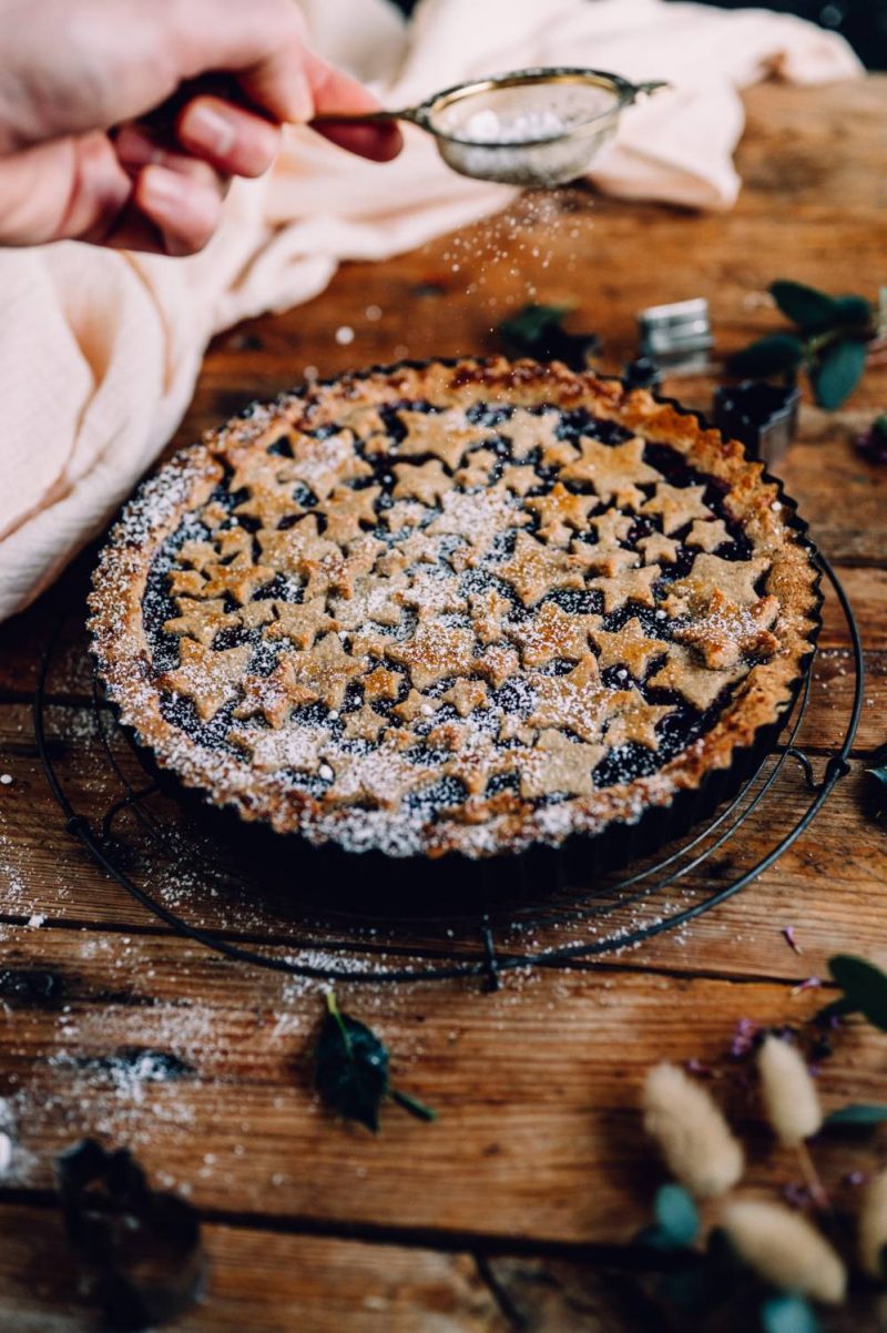 Linzer Torte mit Sternen: Ein einfacher Sonntagskuchen ⋆ Knusperstübchen