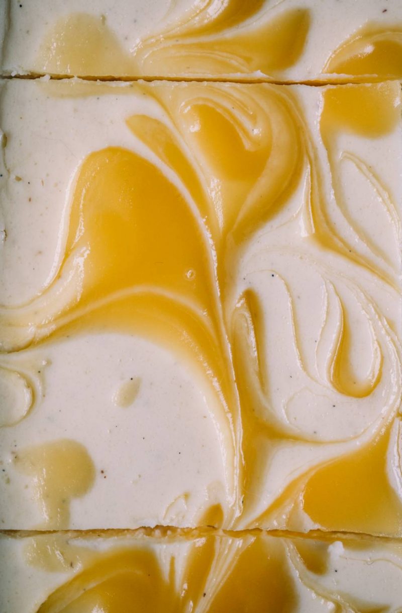 Zitronen-Cheesecake Schnitten: Sonne auf dem Kuchenteller ⋆ Knusperstübchen
