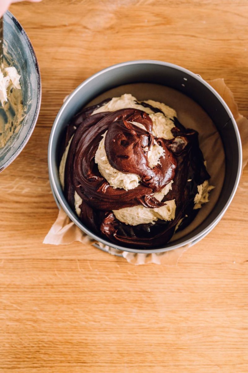 Zebra-Marmorkuchen aus der Springform ⋆ Knusperstübchen