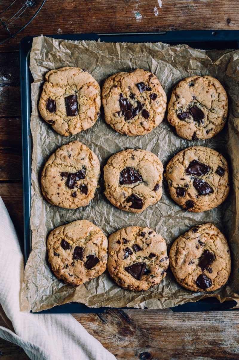 Double Chocolate Chip Cookies mit brauner Butter und Cashews ⋆ ...