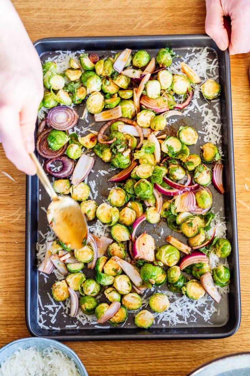 Rosenkohl aus dem Ofen: Schnelles Abendessen ⋆ Knusperstübchen