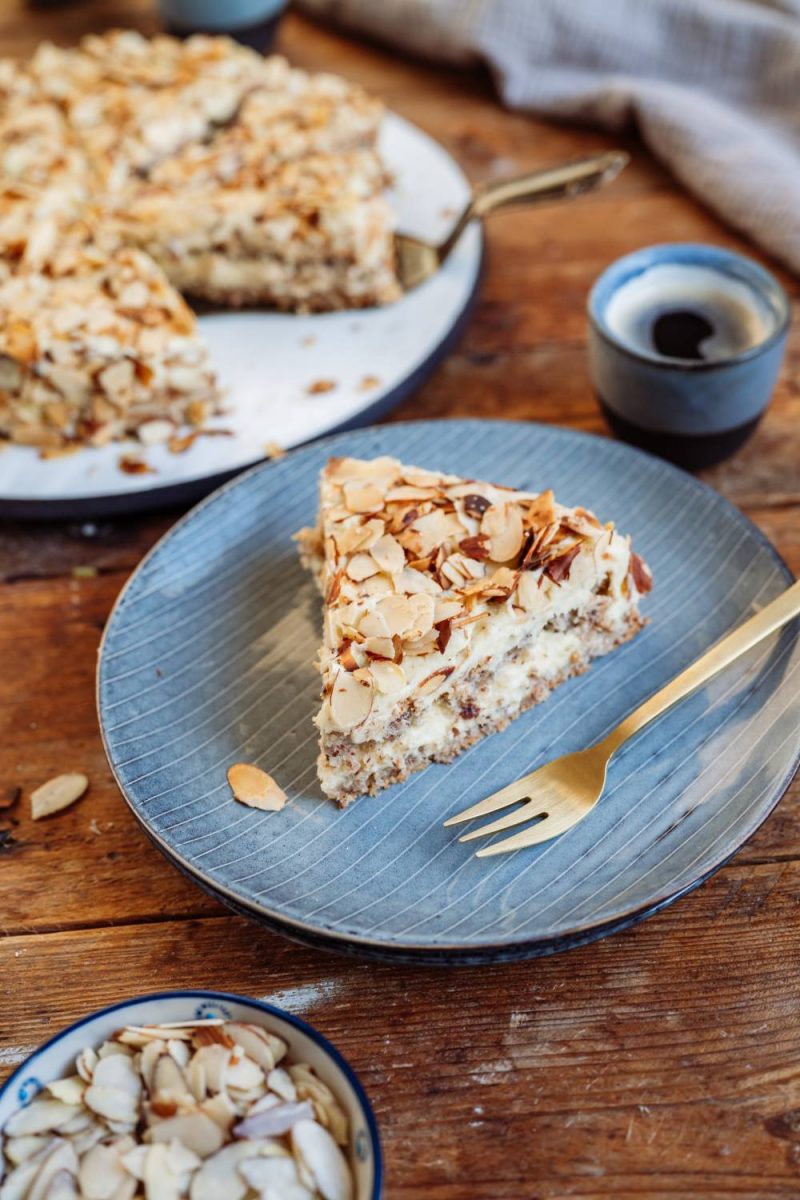 Schwedische Mandeltorte, cremig und glutenfrei! ⋆ Knusperstübchen